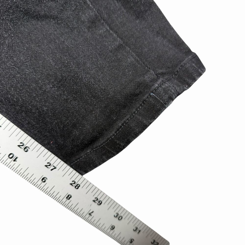 Izod Jeans Mens 32 x 28 Slim Taper Fit Denim Pants Black Stretchy - Picture 4 of 11